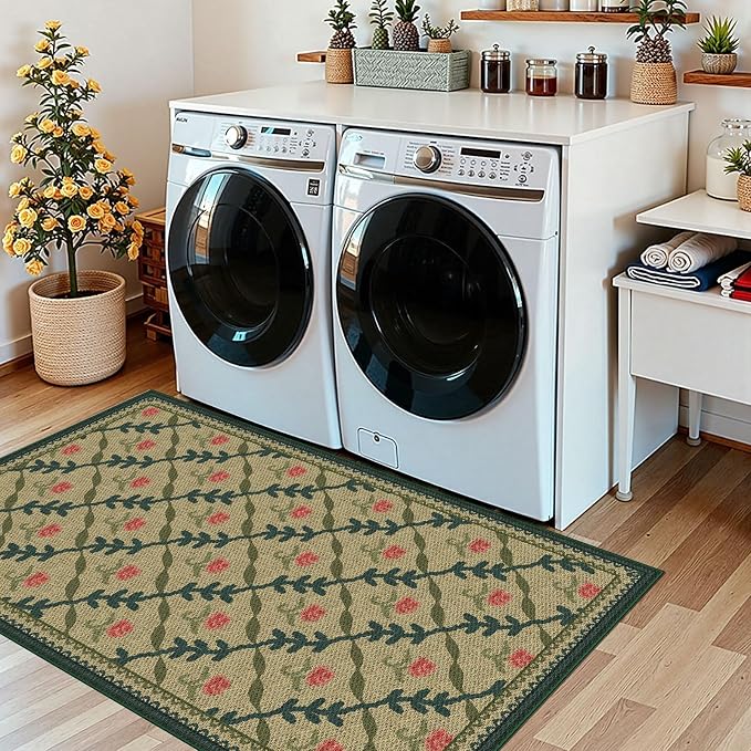 3x5 Entryway Rug, Small Washable Indoor Outdoor Mats - Image 9