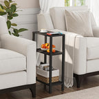 TUTOTAK Small Side Table, Narrow End Table, Skinny Sofa Table, Slim Nightstand - Image 4