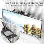 CABTE Adjustable Steel TV Top Shelf, Floating TV Stand, Universal Monitor Shelf - Image 3