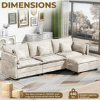 LEVELEVE 112.5" L-Shape Modular Sofa - Image 2