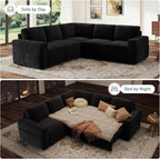 HONBAY Modular Sectional Sleeper Sofa - Image 4