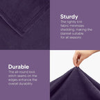 Utopia Bedding Ultra Soft Fleece Bed Blanket Twin Size Purple | Microfiber - Image 7