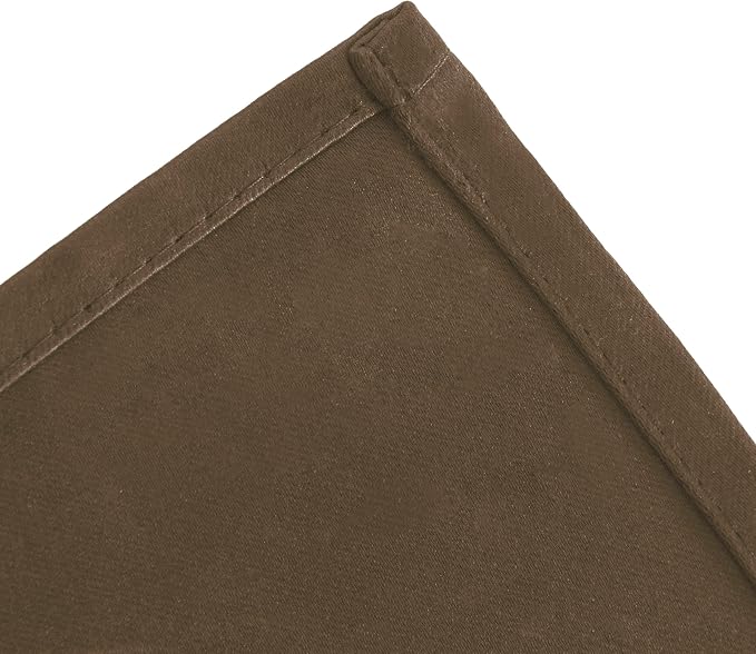 Brown Blackout Curtains 52 x 63 Inch Length/Set of 2 Curtain Panels/Thermal - Image 7