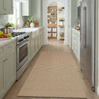 KOZYFLY Boho Washable 4x5 Entry Woven Area Rug, Braided Throw Rugs - Image 2