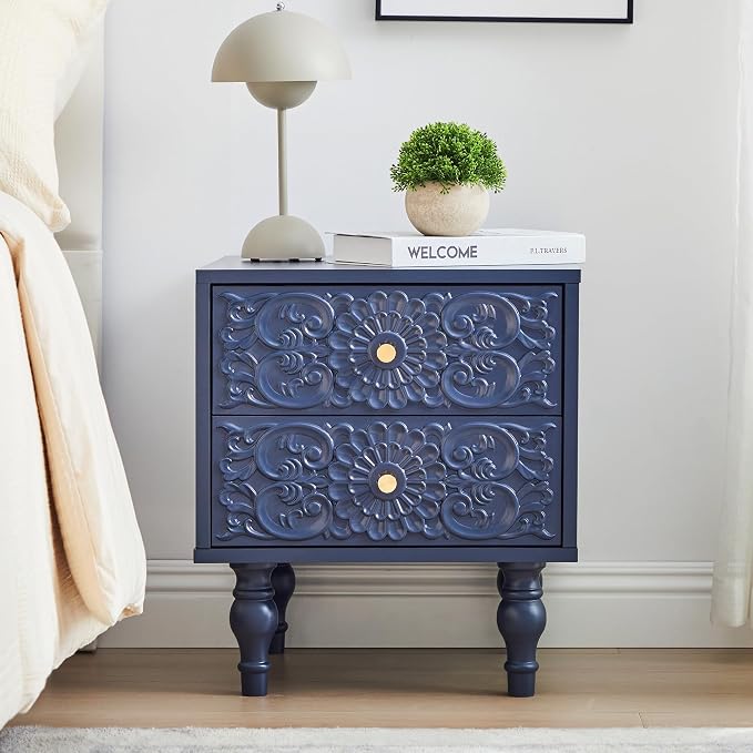 Nightstand, Farmhouse Bedside Table - Image 3