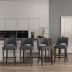 VKNOW Bar Stools Set of 4, Modern Counter Stools - Image 3