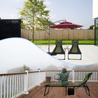 Oversized Padded Outdoor Folding Lounge Chair - Image 7