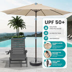 SERWALL Patio Chaise Lounge Chair Set of 2 - Image 4