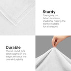 Utopia Bedding Ultra Soft Fleece Bed Blanket King Size White | Microfiber Plush - Image 7