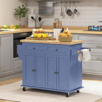 HOMCOM Kitchen Island Cart - Image 2