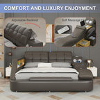 AF ARTISAN FURNITURE Queen Size Smart Multifuncional Bed Frame - Image 6