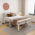 ROIL 14 Inch White Twin XL Bed Frame - Image 3