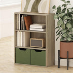 Furinno PASIR Book Shelf, 3-Tier Bookshelf, Storage Shelves Bookcase, 9.7 x - Image 2
