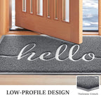 Door Mat Welcome Mat Floor Mat for Entryway, High Traffic Areas | Low Profile - Image 4