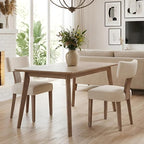VESCASA Upholstered Farmhouse Dining Chairs by VESCASA