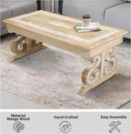 Lightnpro Mango Wood Rectangular Coffee Table - Image 9
