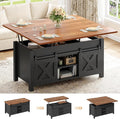 SEDETA Lift Top Coffee Table, 4 in 1 Multi-Function Convertible Coffee Tables by SEDETA