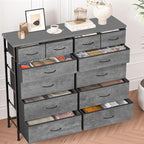 VASICAR Gray Dresser for Bedroom - Image 7