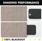 MIULEE 100% Blackout Linen Burlap Curtains - Image 7