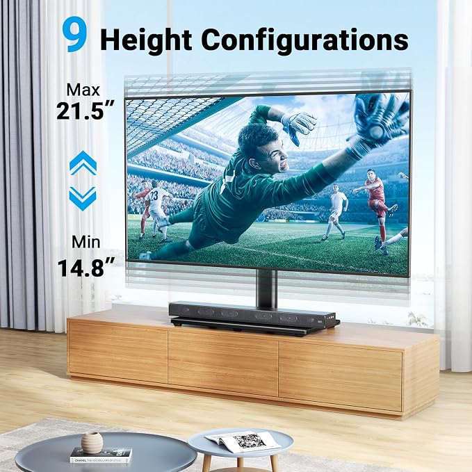 PERLESMITH Swivel Universal TV Stand Mount - Image 5