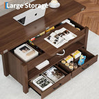 Garvee 40" Coffee Table Lift Top, Converts to Dining Table - Image 5
