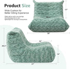 Bean Bag Chairs for Adults Giant Bean Bag Chair Memory Foam BeanBag Chair Bean - Image 2