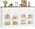 FINETONES Buffet Cabinet with Storage, 55.1" Large Sideboard Buffet Cabinet by finetones