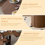 Wildhome Extendable Round Dining Table - Image 8