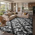 8x10 Ft Extra Large Shag Rugs for Living Room, Tie Dyed Ultra Soft Fluffy Furry by Cuzwlovita