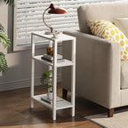 TUTOTAK Small Side Table, Narrow End Table, Skinny Sofa Table, Slim Nightstand - Image 2