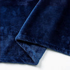Classic Blue Fleece Plush Throw Blanket 50"x60"for Couch Fuzzy Cozy Flannel | - Image 4