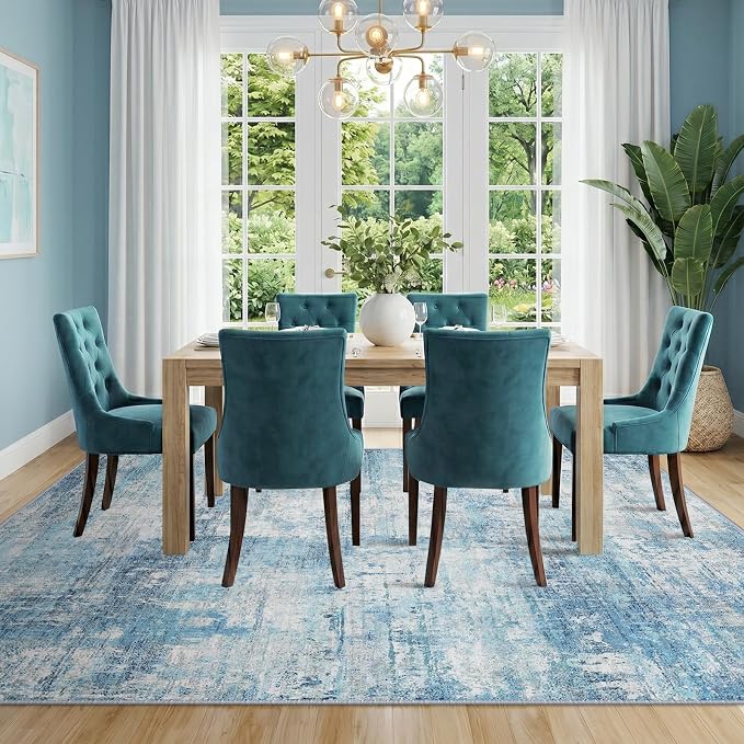 RELEANY Washable 6'x9' Abstract Area Rug - Image 2