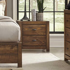 Grain Wood Furniture Montauk 2-Drawer Bedside Nightstand, Solid Wood - Image 2