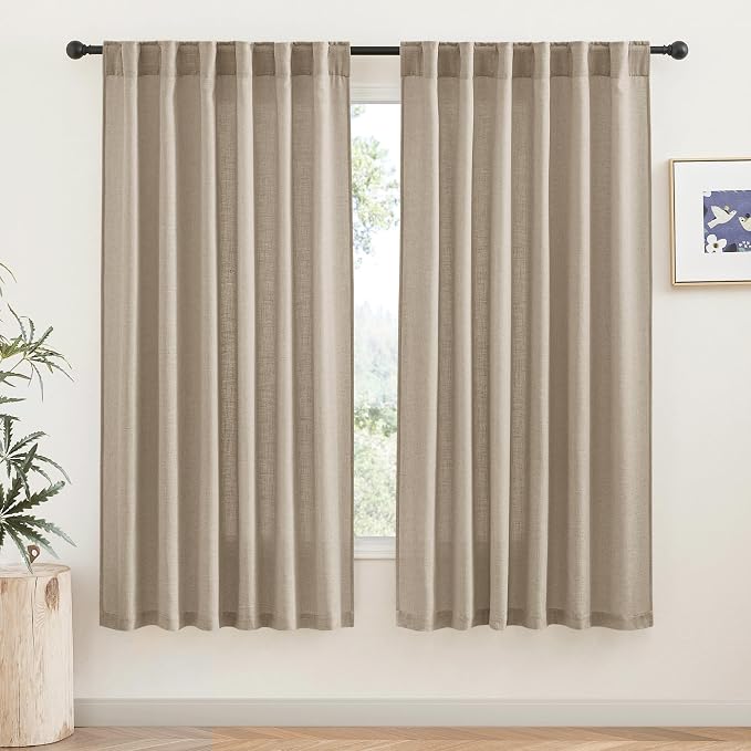 RYB HOME Extra Wide Sheer Curtains by RYBHOME