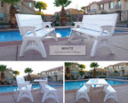 Convert-a-Bench 2-in-1 Outdoor Bench & Picnic Table - Image 9