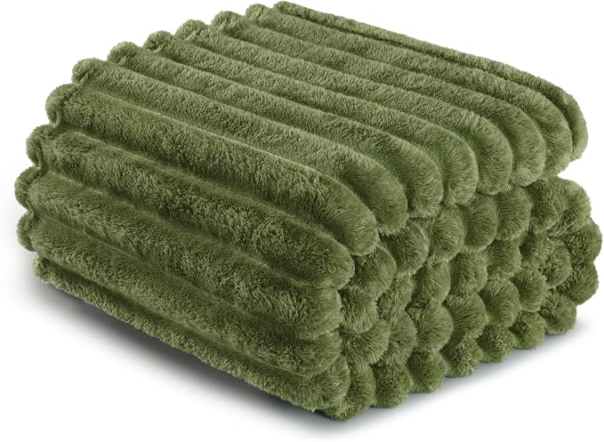 Exclusivo Mezcla Striped King Size Fleece Blanket - Image 8