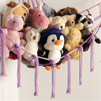 mirolam Large Stuffed Animal Hammock Corner Net - Image 4
