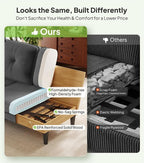 Welzona Sofas for Living Room, Midcentury Modern Small Sectional Couch - Image 3