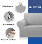 Stretch Couch Covers for Sofa, 3 Cushion Couch Slipcover, Elastic Bottom for - Image 6