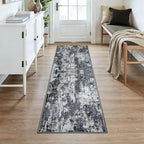 RELEANY Washable Runner 2'x7' Abstract Area Rug - Image 2