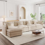 mikibama Modular Sectional Sofa, 146.5 Inch L Shaped Couch Set - Image 8