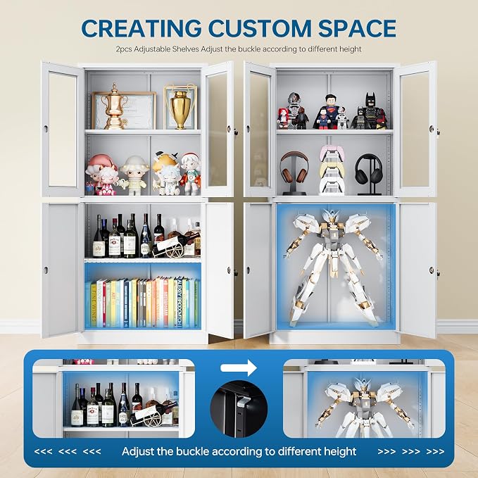 PEUKC Display Storage Cabinet - Image 6