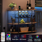 ZOPEND 3-Tier Wine Bar Cart - Image 3