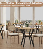 Round Kitchen Tables for 2-4, 31.5" Small Dining Tables - Image 9