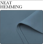 NICETOWN Smoky Blue Blackout Curtains 72 inches Length - Image 6