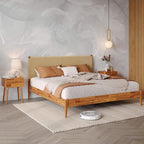 Bme Selina King Size Bed Frame, Handwoven Paper Cord Headboard, US Patent - Image 10