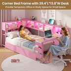 DICTAC Corner Twin Bed Frame - Image 5