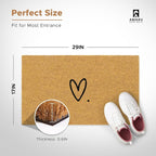 Coir Welcome Mat, 17 x 29 in | 100% Natural Coir, Anti-Shedding, Durable PVC - Image 2
