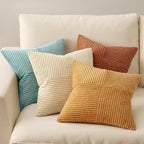 MIULEE Fall Boho Farmhouse Decorative Throw Pillow Covers 18x18 Inch 4 Packs - Image 2