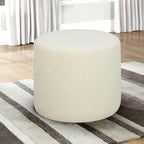 Studio Living Wentworth 19" Round Ottoman, Urban Transitional, Fully Assembled - Image 7